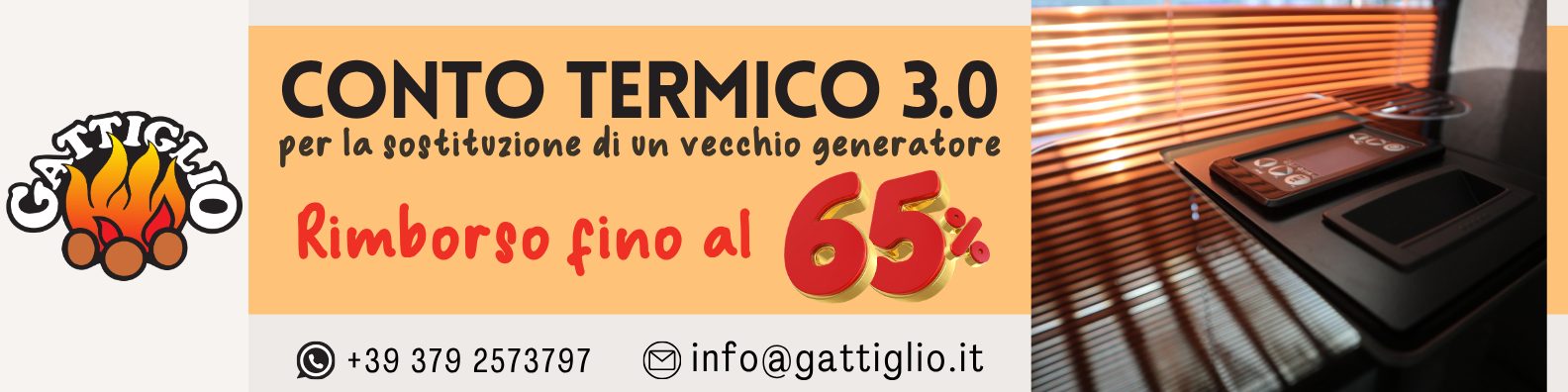 conto termico fino al 65%